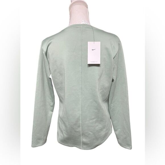Nike Therma Fit Fitted Sweatshirt green DD4927-100 Women’s m Activewear - Picture 3 of 6